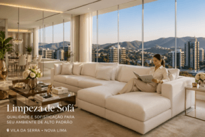 Limpeza de Sofá no Vila da Serra Nova Lima: Qualidade e Sofisticação